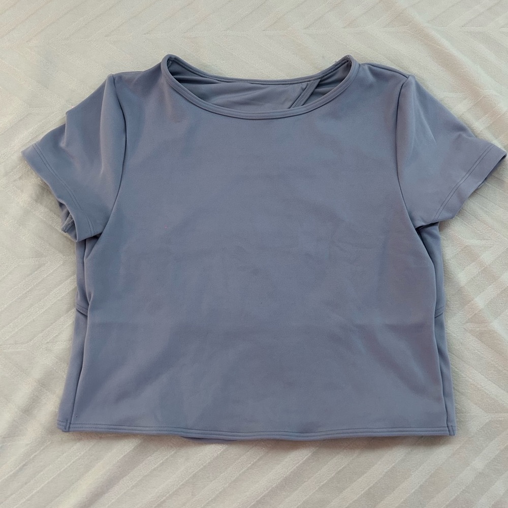 Gilly Hicks Lavender Athleisure Backless Top